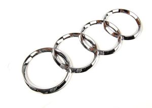NEW GENUINE AUDI A4 B7 AVANT REAR TRUNK CHROME RINGS BADGE EMBLEM 8E98537422ZZ