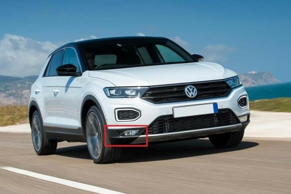 NEW GENUINE VW T ROC FRONT BUMPER FOG LIGHT GRILL TRIM COVER RIGHT O/S 2GA853666A9B9 - Image 2