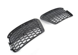 BMW X1 E84 NEW GENUINE FRONT M SPORT BUMPER SIDE GRILL SET N/S LEFT+ O/S RIGHT 51117845542