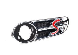 NEW GENUINE MINI R52 S R53 S WING FENDER SIDE MARKER CHROME TRIM LEFT N/S 51137114733
