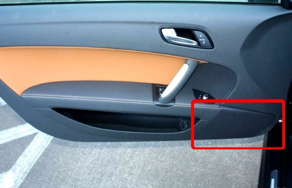 AUDI NEW GENUINE TT 8J 06-14 SOUL BLACK N/S LEFT SPEAKER COVER 8J00354054PK - Image 2