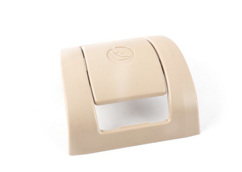 NEW GENUINE BMW 5 F10 SALOON REAR SEAT DAKOTA OYSTER INNER ISOFIX MOUNT COVER 52207247227