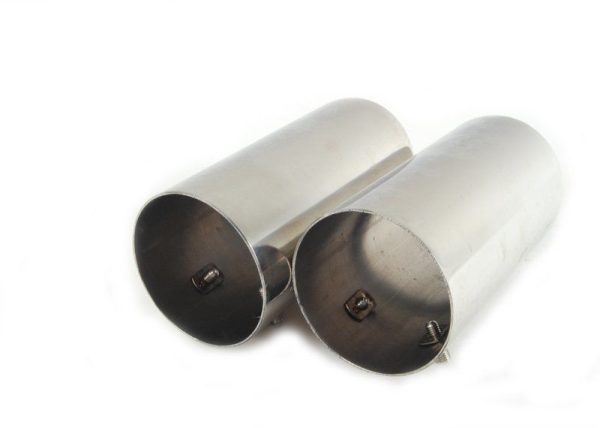 NEW GENUINE VW CC 09-16 TIGUAN 12-16 EXHAUST TAIL PIPES TIPS CHROME 3C8071910 - Image 2