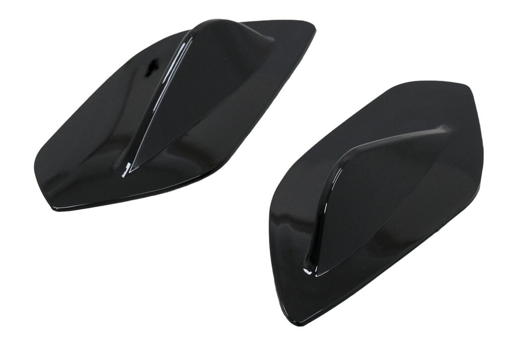 Add-On Side Extension for Roof Spoiler suitable for Mercedes A-Class W176 (2012-2018) W177 (2018-Up) GLA SUV X156 (2014-2019) H247 (2020-Up) Piano Black - Image 4