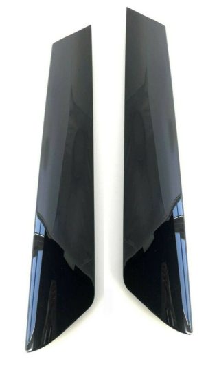 MINI NEW GENUINE COOPER R50 R52 R53 A PILLAR MOLDING BLACK TRIM COVER SET KIT 51137128157 + 51137128158