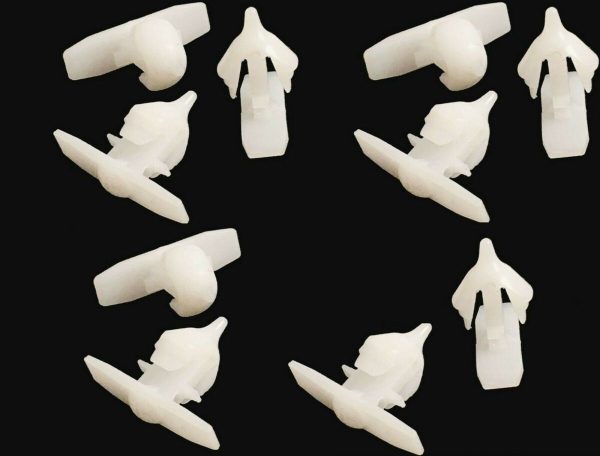 NEW GENUINE VW TRANSPORTER 2003-2016 FRONT DOOR SEAL FIXING CLIPS 10PCS