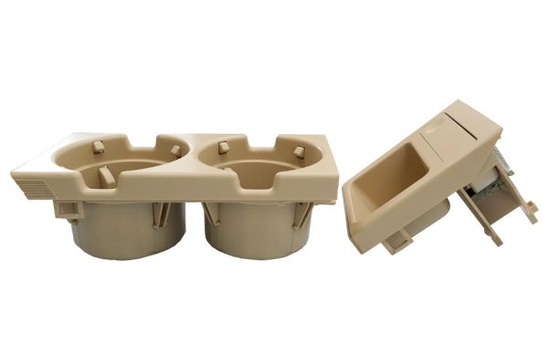 Holder Cup and Coin Box suitable for BMW 3 Series E46 (1998-2005) Beige - Image 5