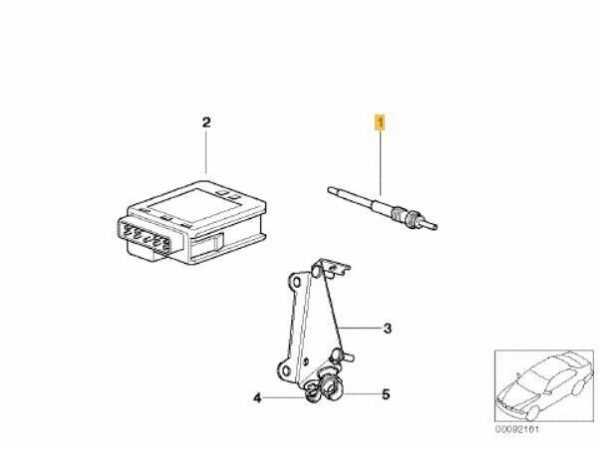 NEW GENUINE BMW 1 3 5 6 7 X3 X5 X6 SERIES DIESEL M47N M57N ENGINE GLOW PLUG 12237786869 - Image 2