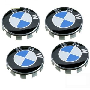 NEW GENUINE BMW ALLOY WHEEL CENTRE CAPS CHROME EDGE x4 36136783536