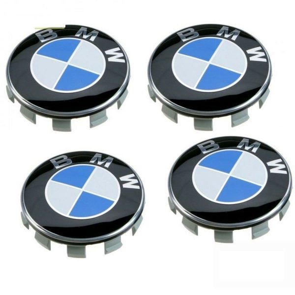 NEW GENUINE BMW ALLOY WHEEL CENTRE CAPS CHROME EDGE x4 36136783536