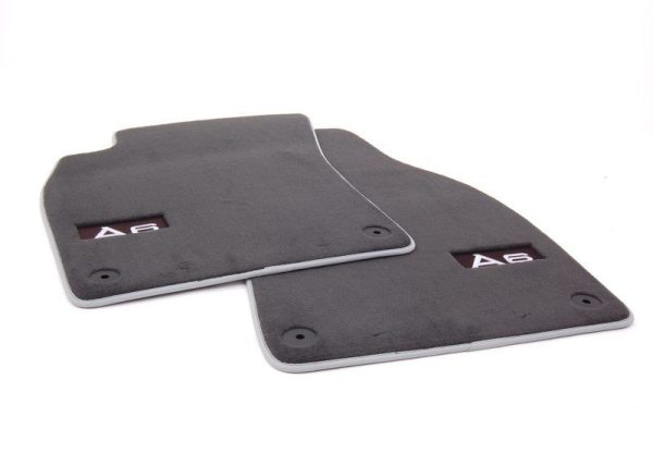 NEW GENUINE AUDI A6 09-11 FRONT & REAR PREMIUM BLACK TEXTILE FLOOR MATS LHD 4F1061270PAMNO - Image 6