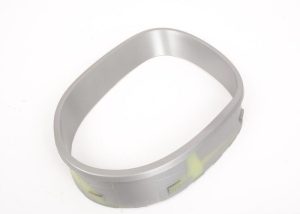 NEW GENUINE PORSCHE CAYENNE 07-10 REAR TAILPIPE TITANIUM SURROUND TRIM LEFT N/S 95550583701U90