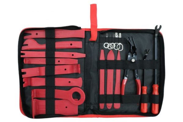 Auto Trim Removal Tool Kit 19 PCS Portable Zipper Bag