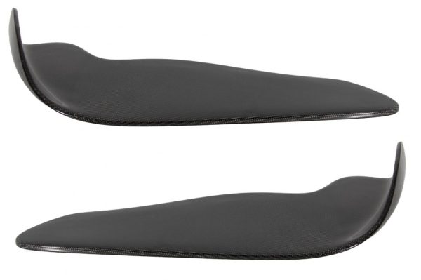 Universal Front Bumper Lip Spoiler Add On Extension Splitters Real Carbon