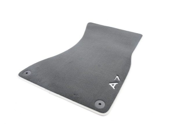 NEW GENUINE AUDI A7 11-18 FRONT & REAR PREMIUM BLACK TEXTILE FLOOR MATS LHD 4G8061270MNO - Image 2