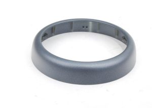 MINI NEW GENUINE R52 R50 R53 SHIFTER BOOT TRIM RING ANTHRACITE BLACK 51167052161