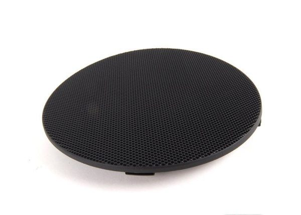 BMW NEW GENUINE E46 3 95-05 O/S RIGHT FRONT DOOR BLACK SPEAKER COVER 51418213912