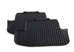 NEW GENUINE AUDI A5 S5 08-17 COUPE REAR BLACK RUBBER ALL WEATHER FLOOR MATS 8T0061511041