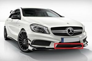 NEW GENUINE MERCEDES BENZ MB A CLASS W176 A45 AMG FRONT BUMPER SPOILER TRIM A1768853025