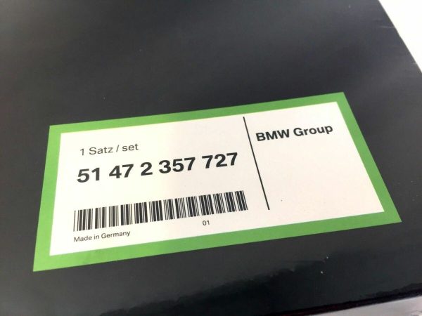 MINI NEW GENUINE R56 R57 ILLUMINATED DOOR SILL PLATES VIVID GREEN 51472357727 - Image 2