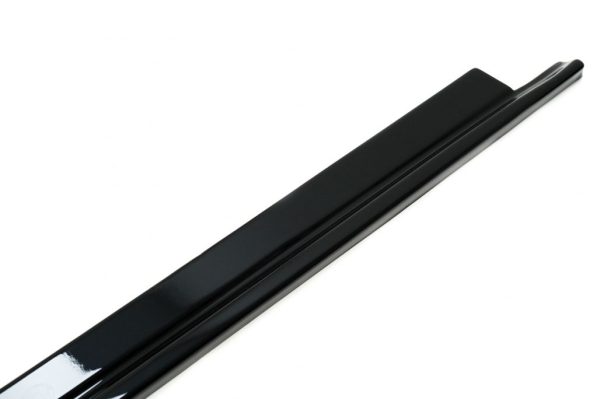 Side Skirts Extensions suitable for Seat Leon Mk4 (2020-up) Piano Black - Image 6