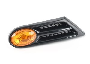 MINI NEW GENUINE R55 R56 R57 SIDE TURN SIGNAL WITH GRILLE YELLOW AMBER RIGHT O/S 63132751504