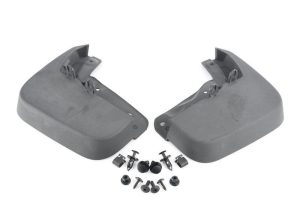 NEW GENUINE AUDI Q8 2019- S-LINE REAR MUD FLAPS SPLASH GUARDS SET 4M8075106