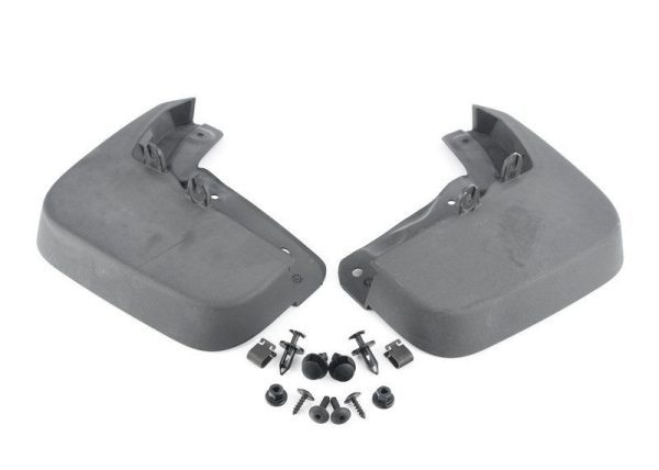 NEW GENUINE AUDI Q8 2019- S-LINE REAR MUD FLAPS SPLASH GUARDS SET 4M8075106