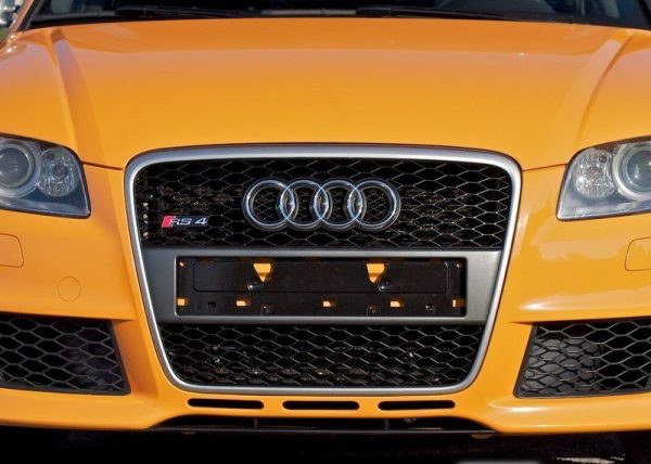 NEW GENUINE AUDI A4 S4 FRONT BUMPER LICENSE PLATE HOLDER 8E0807285AT1QP - Image 8