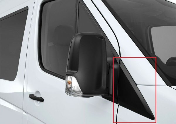 NEW GENUINE MERCEDES BENZ SRINTER FRONT ONWARDS DOOR MIRROR FINISHER COVER RIGHT A9068110107 - Image 2