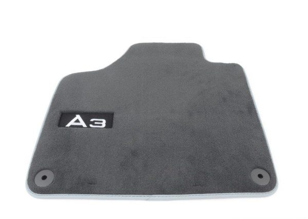 NEW GENUINE AUDI A3 2009-2013 FRONT & REAR PREMIUM BLACK TEXTILE FLOOR MATS LHD 8P1061270PMNO - Image 11