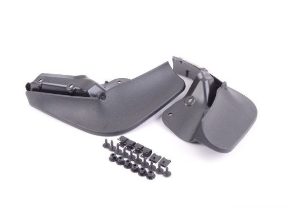 NEW GENUINE AUDI A4 2016-2019 REAR MUD FLAPS SPLASH GUARDS SET 8W5075101 - Image 2