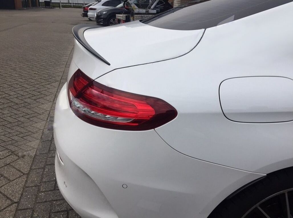 Trunk Boot Spoiler suitable for Mercedes C-Class Coupe C205 (2014-2019) Black - Image 9