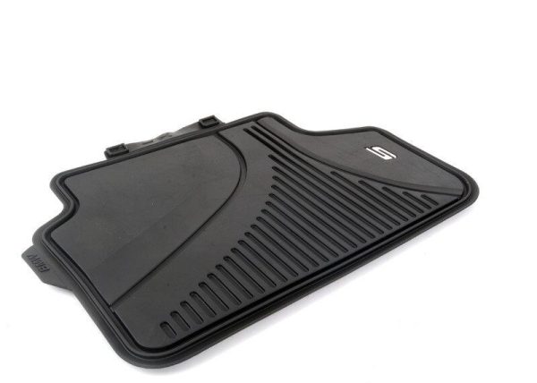 FOR NEW GENUINE BMW 5 SER G30 G31 F90 M5 REAR ALL WEATHER RUBBER FLOOR MATS LHD - Image 4