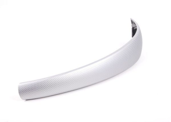 BMW E81 E82 E87 E88 FRONT DOOR INNER HANDLE COVER GLACIER ALUMINIUM SILVER RIGHT 51418037456 - Image 4