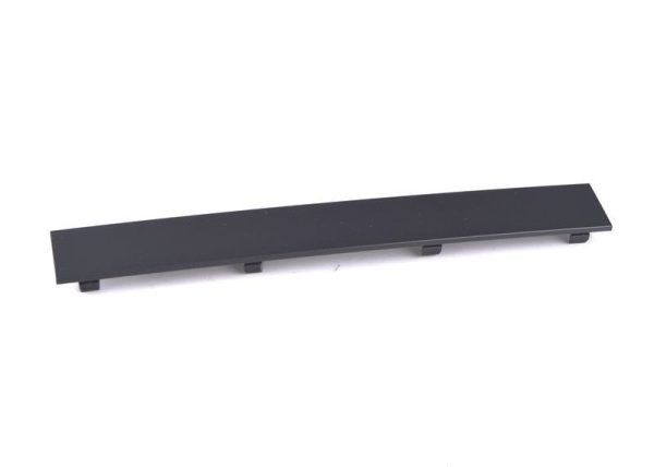NEW GENUINE AUDI A4 16-18 FRONT LICENSE PLATE BRACKET DARK FILLER 8W0807287BRU6