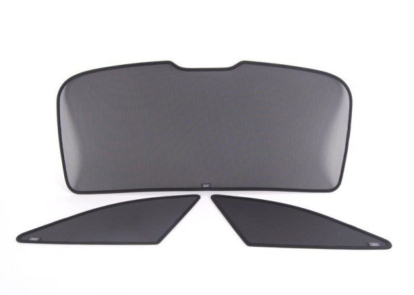 NEW GENUINE AUDI A4 S4 RS4 AVANT 09-15 REAR WINDOW SUN PROTECTION THREE PART SET 8K9064160
