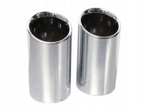 NEW GENUINE AUDI A4 A5 8W EXHAUST TAIL PIPE TIP TRIM BOTH SIDES SET 8W0071762