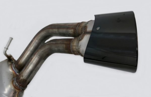 Complete Exhaust System suitable for AudiI A3 8V Sedan / Cabrio (2012-2019) RS3 Design Piano Black Tips - Image 5