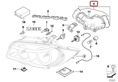 BMW NEW OEM E81 E82 E87 E88 E90 E91 E84 HEADLIGHT BULB COVER RETAINING SPRING 63126924671 - Image 2