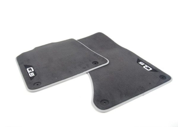 NEW GENUINE AUDI Q5 09-17 FRONT & REAR BLACK TEXTILE FLOOR MATS LHD 8R1061270MNO - Image 4