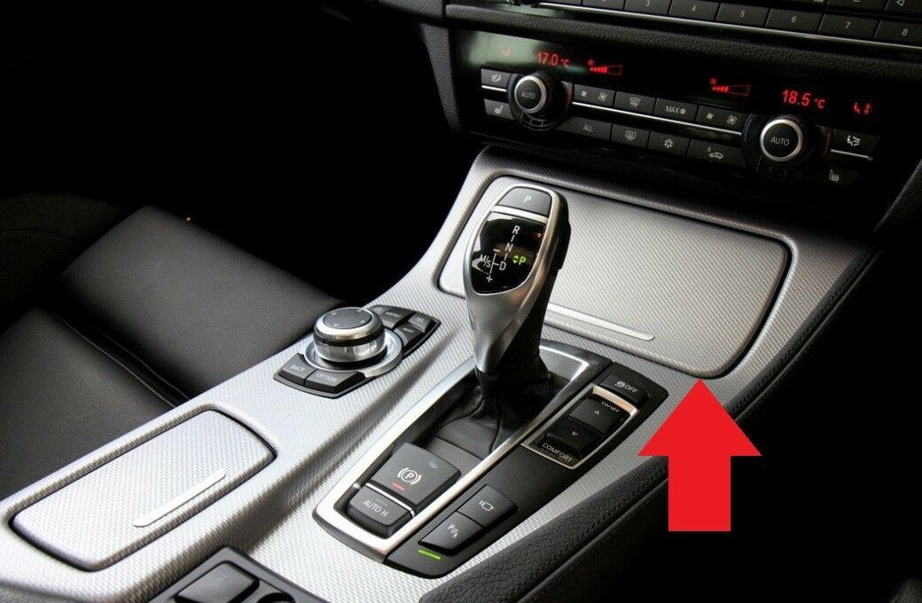 BMW NEW GENUINE 5 F10 F11 ALUMINIUM (HEXAGON) FRONT ASHTRAY DECOR PANEL 51168050696 - Image 2