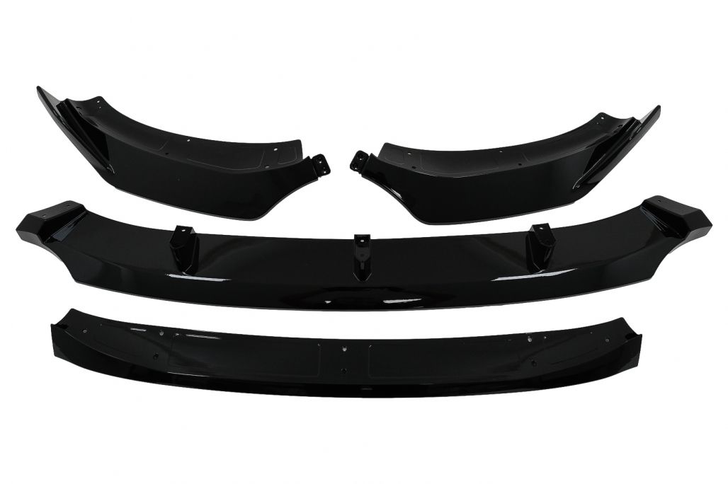 Front Bumper Spoiler Lip suitable for BMW X4 G02 X4M M Sport (2018-Up) Piano Black - Image 10