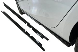Side Skirts Extensions suitable for Seat Leon Mk4 (2020-up) Piano Black