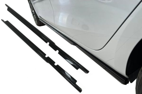 Side Skirts Extensions suitable for Seat Leon Mk4 (2020-up) Piano Black
