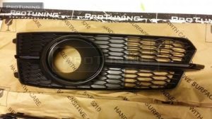 OE S6 4G C7 2015-2018 (facelift) Front right bumper Black grill