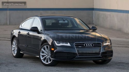 OE S7 4G C7 2010-2014 Front left bumper grill mesh Black - Image 5