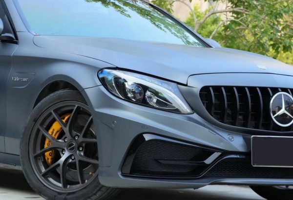 Front Hood Bonnet Suitable for Mercedes C-Class W205 S205 C205 A205 (2014-Up) C63 Design - Image 10
