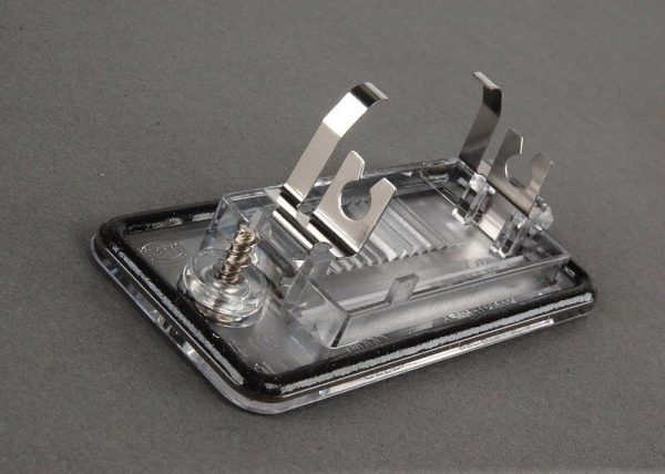 NEW GENUINE AUDI A3 A4 A5 A6 A8 Q7 LEFT N/S REAR LICENSE PLATE LIGHT LENS COVER 8E0943021B - Image 3