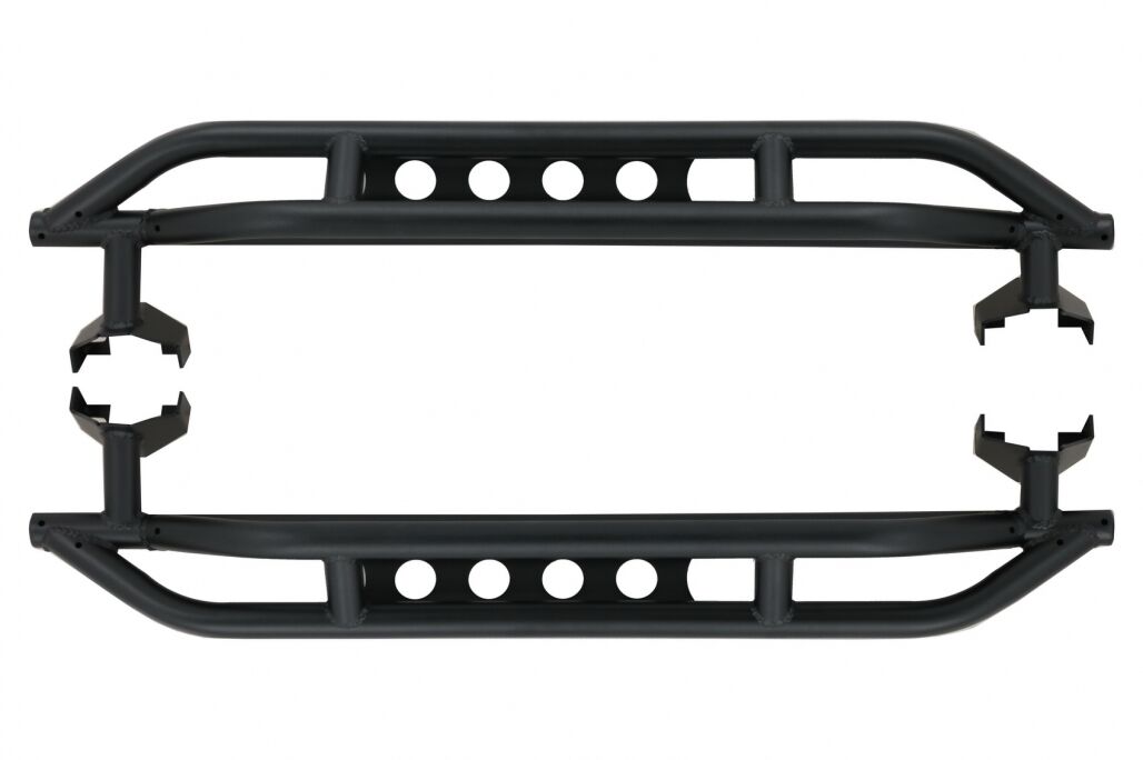 Running Boards Side Steps Nerf Bars suitable for Jeep Wrangler Rubicon JK (2007-2017) 2 Doors Iron - Image 5